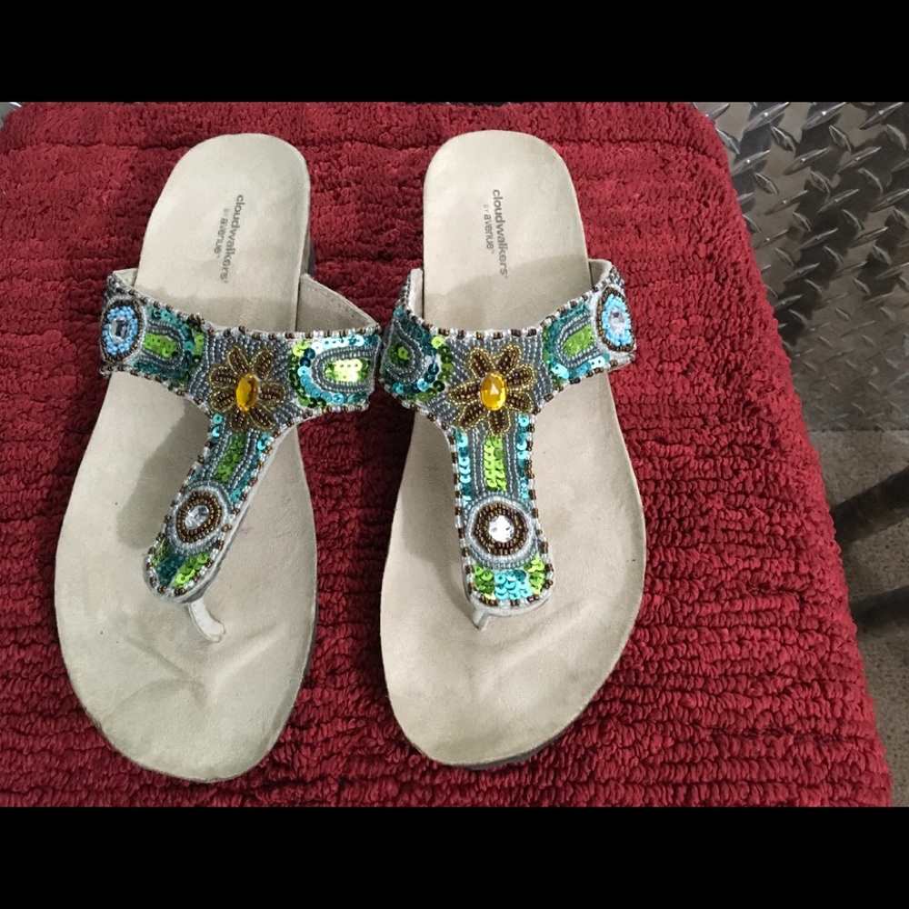 Avenue /Chloe /embellished sandals